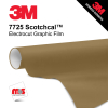 15'' x 10 Yards 3M™ 7725 Scotchcal™ ElectroCut™ Satin Gold 8 year Punched 2 Mil Cast Graphic Vinyl Film (Color Code 131)