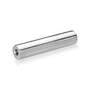 1/4-20 Threaded Barrels Diameter: 5/8'', Length: 3'', Stainless Steel Grade 304 [Required Material Hole Size: 17/64'' ]