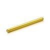 1/4'' Diameter x 3'' Length Desktop Table Standoffs (Aluminum Gold Anodized) [Required Material Hole Size: 7/32'']