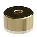 1/4-20 Threaded Barrels Diameter: 1'', Length: 1/2'', Gold Anodized [Required Material Hole Size: 17/64'' ]