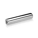 1/4-20 Threaded Barrels Diameter: 5/8'', Length: 3'', Polished Finish Grade 304 [Required Material Hole Size: 17/64'' ]