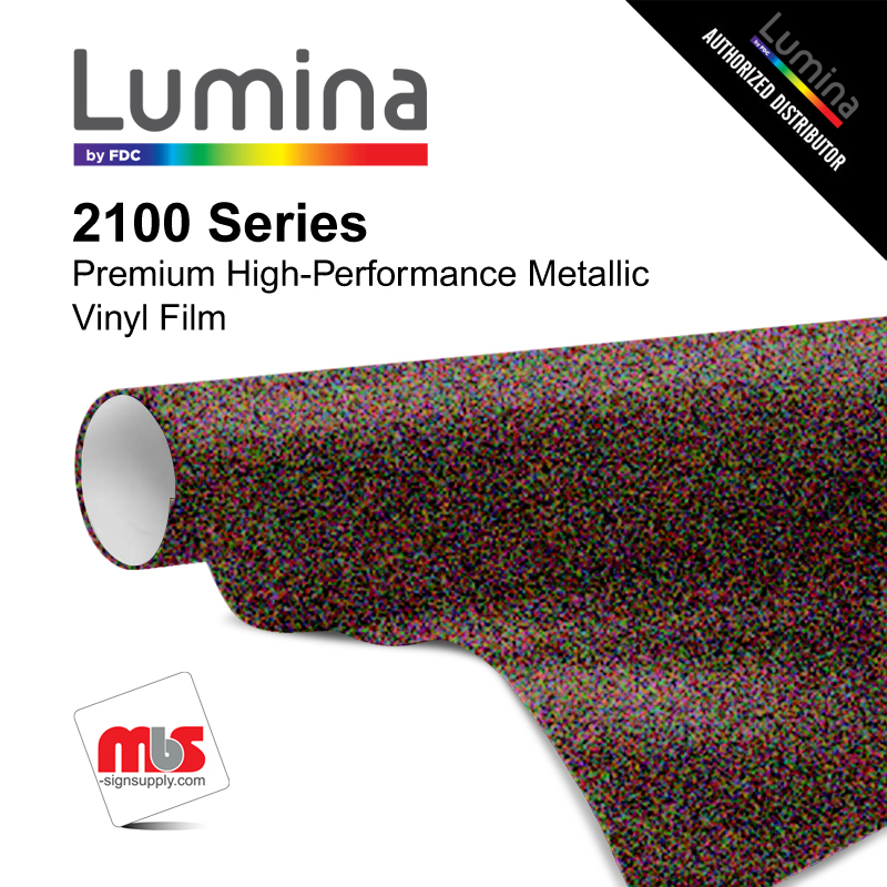 24'' x 10 Yards Lumina® 2100 Metallic Light Brown 9 Year Unpunched 2 Mil Cast Vinyl Film (Color Code 261)