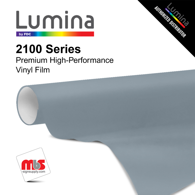 15'' x 50 Yards Lumina® 2100 Gloss Wedgewood Blue 9 Year Punched 2 Mil Cast Vinyl Film (Color Code 339)