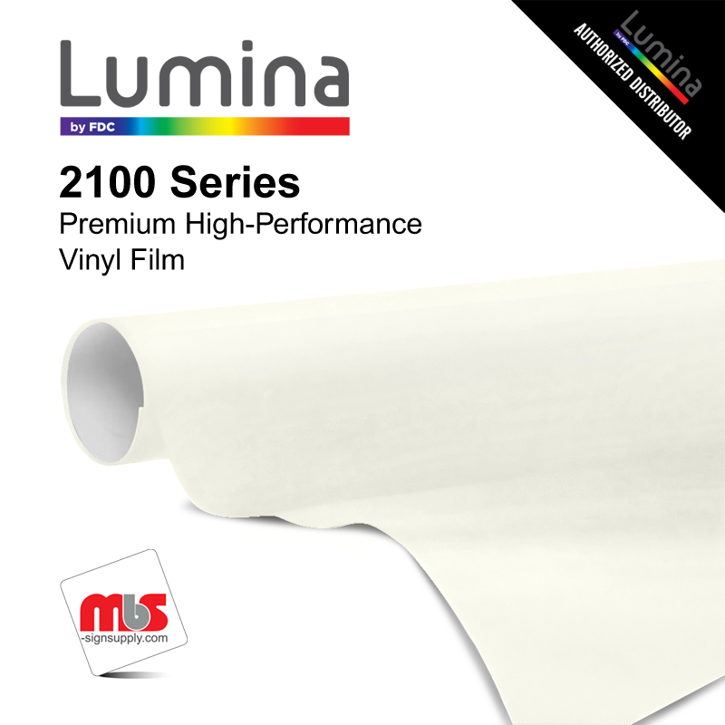 30'' x 10 Yards Lumina® 2100 Gloss Clear 9 Year Punched 2 Mil Cast Vinyl Film (Color Code 000)