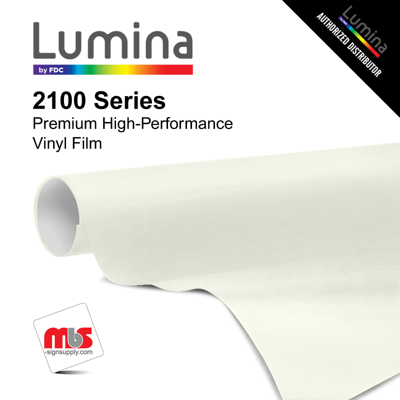 30'' x 10 Yards Lumina® 2100 Matte Clear 9 Year Punched 2 Mil Cast Vinyl Film (Color Code 300)