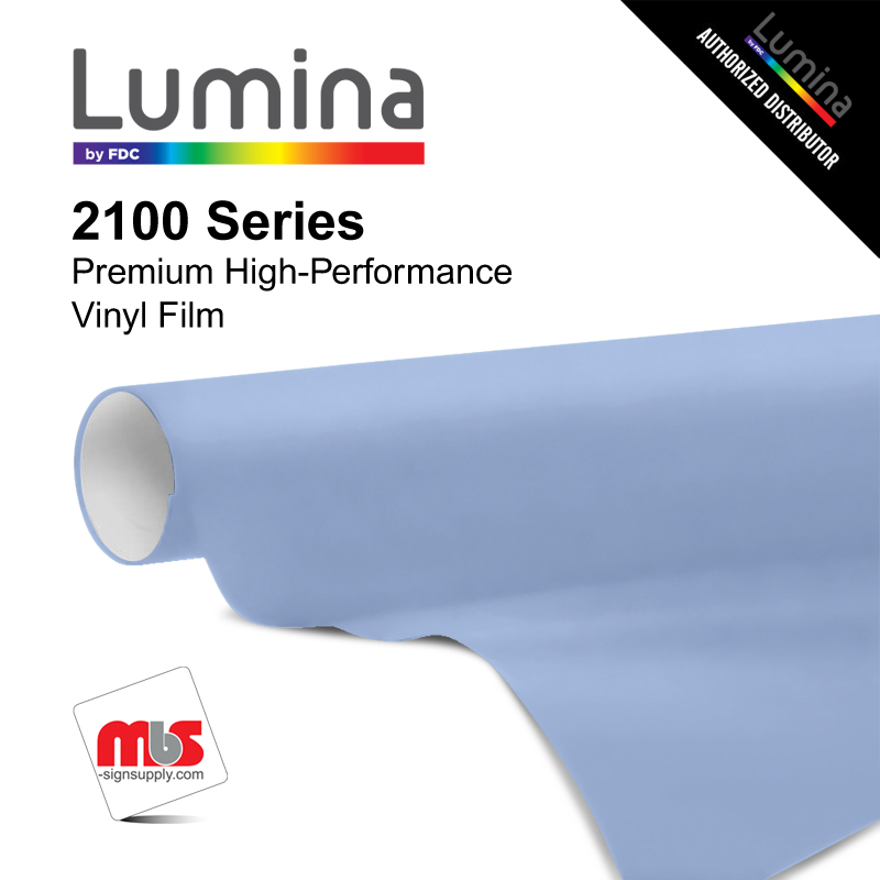 30'' x 10 Yards Lumina® 2100 Gloss Lilac 9 Year Punched 2 Mil Cast Vinyl Film (Color Code 253)