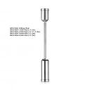 Ceiling to Floor, Aluminum Clear Anodized With 1/4'' Diameter Rod Kit - 72'' Length