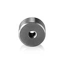 5/16-18 Threaded Barrels Diameter: 1'', Length: 3/4'', Satin Brushed Stainless Steel [Required Material Hole Size: 3/8'' ]