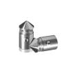 1/2'' Diameter X 1/2'' Barrel Length Stainless Steel Standoffs Conical Head  Satin Brushed Finish (for Indoor) [Required Material Hole Size: 3/8'']