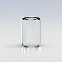 Clear Spacers Diameter:  3/8'' x L 2 6/16'' (Sold Per Unit)