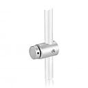 Standoff Panel Support - Up to 1/4'' - Single Sided - Standoff -  Clear Anodized - For 3/8'' Diameter Rod