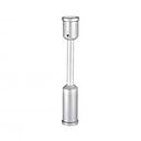 Ceiling to Floor, Aluminum Clear Anodized With 3/8'' Diameter Rod Kit - 36'' Length, (M6 Reverse Thread)