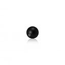 Set of 2 End-Ball 5/8'' Diameter for  ''RPS'' Projecting Sign Kit - Aluminum Black Matte Finish