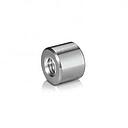 5/16-18 Threaded Barrels Diameter: 5/8'', Length: 1/4'', Clear Anodized [Required Material Hole Size: 3/8'' ]