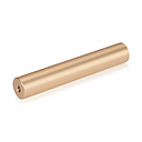 1/4-20 Threaded Barrels Diameter: 1'', Length: 3'', Champagne Anodized Finish [Required Material Hole Size: 17/64'' ]