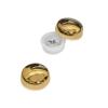 Snap-Cap For Screw #6 & #8 - Electroplated Polished Gold (Washers sold separately)