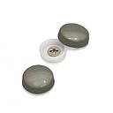 Snap-Cap For Screw #10 & #12 - Silver Grey Gloss (Washers sold separately)