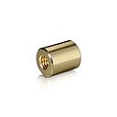 5/16-18 Threaded Barrels Diameter: 5/8'', Length: 3/4'', Gold Anodized [Required Material Hole Size: 3/8'' ]