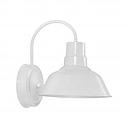 8'' Diameter White Wall Sconce Barn Light