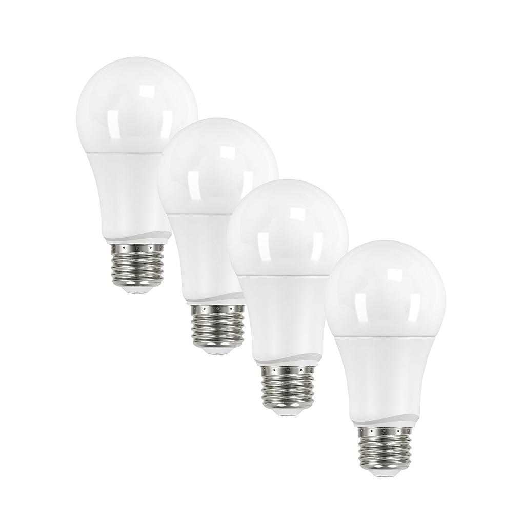 15.5W A19 LED Light Bulb - 100W Inc. Equal - 120V - E26 Medium Base - 1600lm - 5000K (4-Pack)