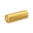 5/16-18 Threaded Barrels Diameter: 3/4'', Length: 3'', Gold Anodized [Required Material Hole Size: 3/8'' ]