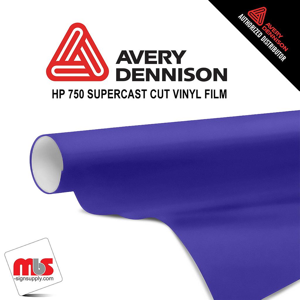 48'' x 10 yards Avery HP750 High Gloss Violet 6 year Long Term Unpunched 3.0 Mil Calendered Cut Vinyl (Color Code 513)