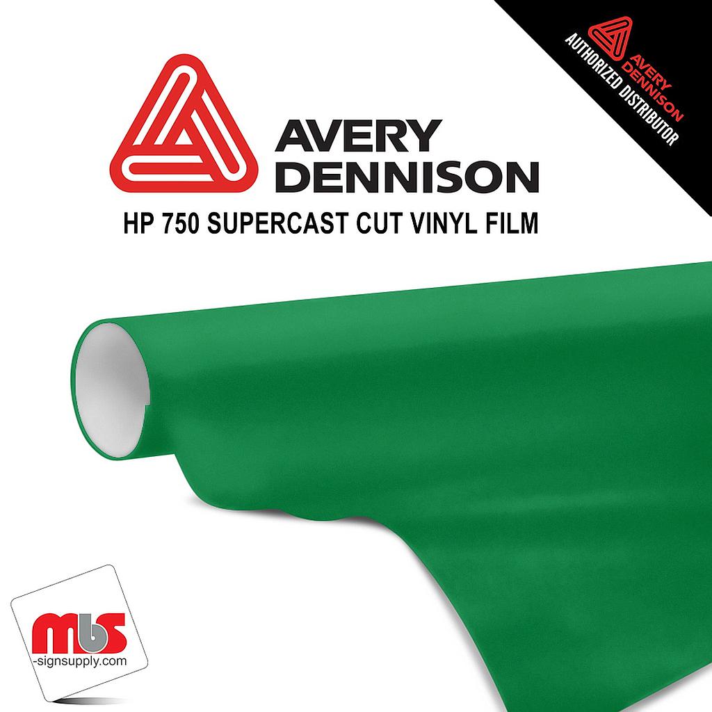 24'' x 10 yards Avery HP750 High Gloss Grow Green 6 year Long Term Unpunched 3.0 Mil Calendered Cut Vinyl (Color Code 772)