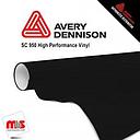 24'' x 10 yards Avery SC950 Matte Black 12 year Long Term Unpunched 2.0 Mil Cast Cut Vinyl (Color Code 180)