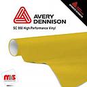 48'' x 50 yards Avery SC950 Gloss Canary Yellow 10 year Long Term Unpunched 2.0 Mil Cast Cut Vinyl (Color Code 220)