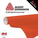 15'' x 10 yards Avery SC950 Gloss Tangerine 10 year Long Term Punched 2.0 Mil Cast Cut Vinyl (Color Code 315)