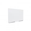 Clear Acrylic Sneeze Guard 30'' Wide x 20'' Tall, with (2) 10'' Clear Anodized Aluminum Channel Mounts