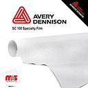 48'' x 10 yards Avery SF100 Silver Leaf 3 Year Short Term Unpunched 1.0 Mil Gloss Cut Vinyl (Color Code 863)