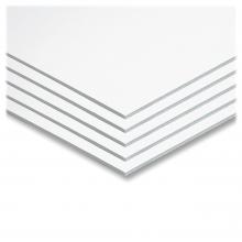 48'' W x 96'' H x .040 T - White Vinyl Styrene Plastic Sheet