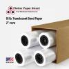 36'' x 150' Rolls - 18# Translucent Bond - 2'' Core (Pack of 4)