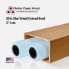 24'' x 500' Rolls - 20# Blue Tinted/Colored Bond - 3'' Core (Pack of 2)