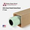 18'' x 650' Rolls - 20# Green Tinted/Colored Bond - 3'' Core