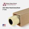 22'' x 500' Rolls - 20# Yellow Tinted/Colored Bond - 3'' Core