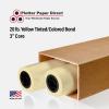 24'' x 650' Rolls - 20# Yellow Tinted/Colored Bond - 3'' Core (Pack of 2)