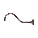 22'' Length x 7.5'' High Architecural Bronze Gooseneck Arm