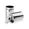 1 1/4'' Diameter X 1-3/4'' Barrel Length, (304) Stainless Steel Polished Finish. Easy Fasten Standoff (For Inside / Outside use) Tamper Proof Standoff [Required Material Hole Size: 7/16'']