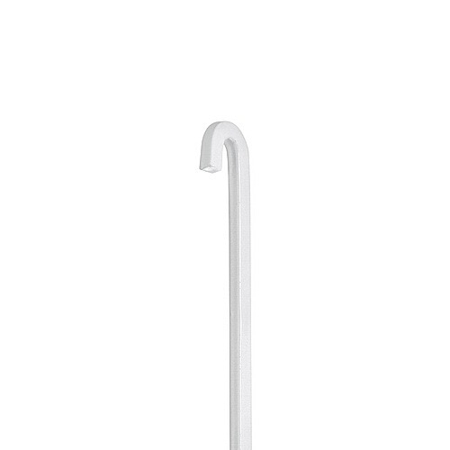 Square Rod 48'' with the end bended ''P'',  Aluminum White Painted Finish