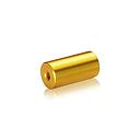 1/4-20 Threaded Barrels Diameter: 3/4'', Length: 1 1/2'', Gold Anodized [Required Material Hole Size: 17/64'' ]