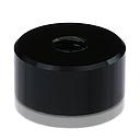 1/4-20 Threaded Barrels Diameter: 1'', Length: 1/2'', Black Anodized [Required Material Hole Size: 17/64'' ]