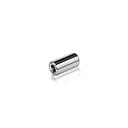 6-32 Threaded Barrels Diameter: 1/4'', Length: 1/2'', Polished Stainless Steel Grade 304 [Required Material Hole Size: 11/64'' ]