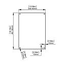 Set of 2 glasses to Insert Vertical (Portrait) Ledger Paper (11'' x 17'')