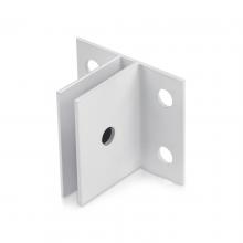 Sooper Center Bracket for Solid Sign Substrate Mounting - for 1/4'' Material - White Powder Coated Aluminum (1 ea.)