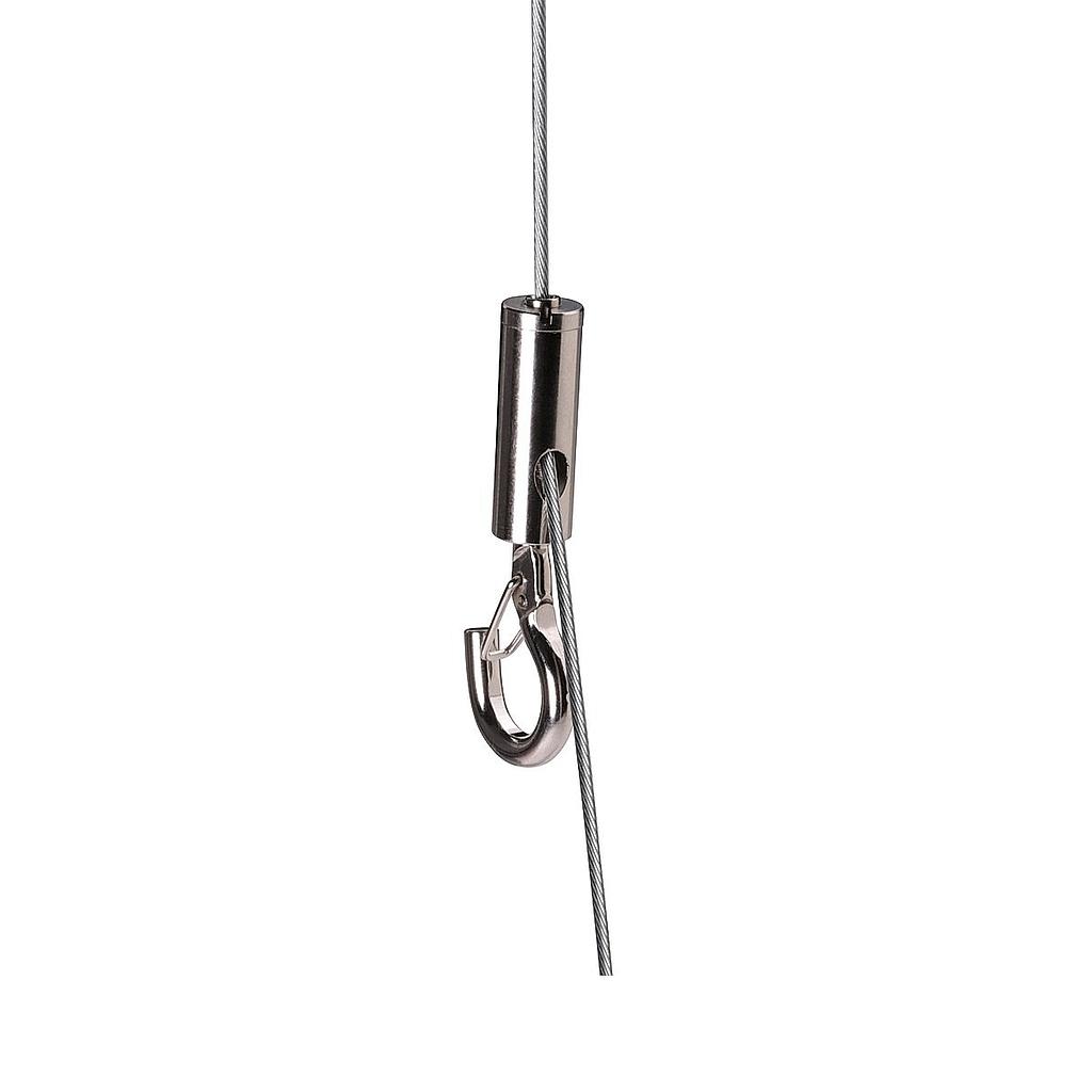 Self-Gripping Hook with Safety Lock (For Cable Diameter 1/16'' (0.06'')