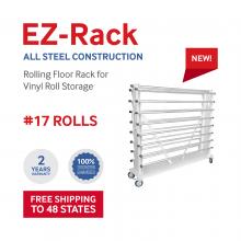 EZ Horizontal Vinyl Roller Rack #17