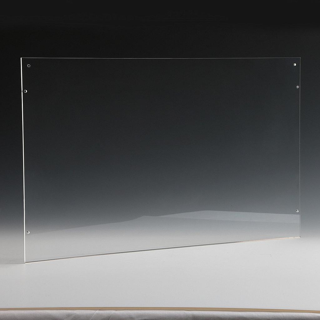 Clear Acrylic Wall Frame with magnets, accommodates 17 x 11 (Sold Without Hardware)