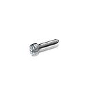 Zinc Combination Screw 5/16-18 Threaded, Length: 1 1/4''